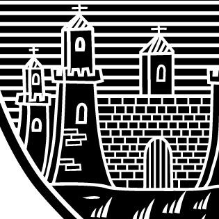 Detall escut Menorca, reconstrucció gràfica de Montse Noguera